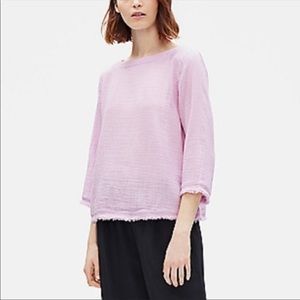 Eileen Fisher Gauze box Top